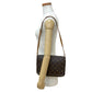 LOUIS VUITTON Shoulder Bag leather Brown Monogram Musette tango