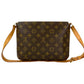LOUIS VUITTON Shoulder Bag leather Brown Monogram Musette tango