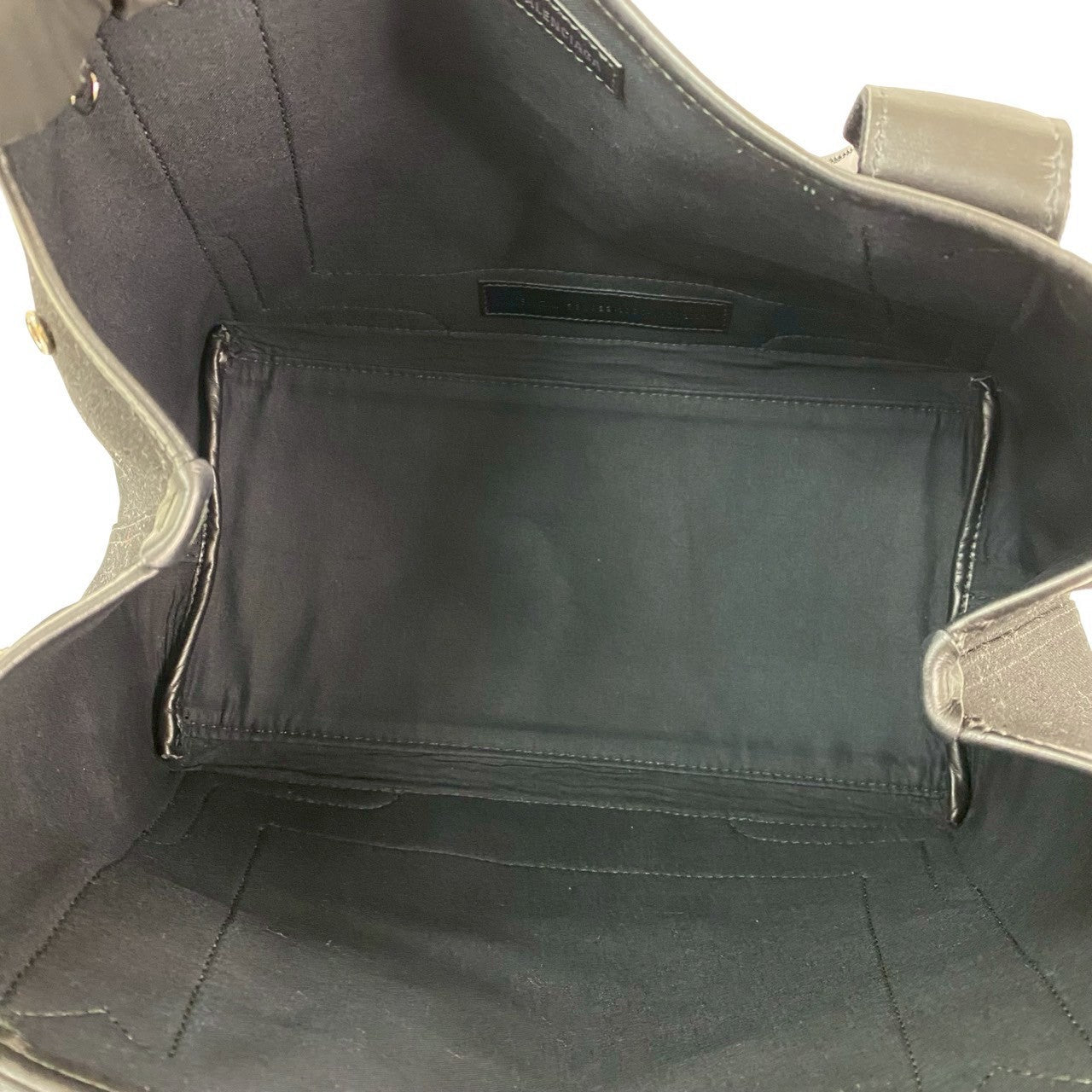 BALENCIAGA Handbag canvas black Navy Kabas