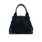 BALENCIAGA Handbag canvas black Navy Kabas