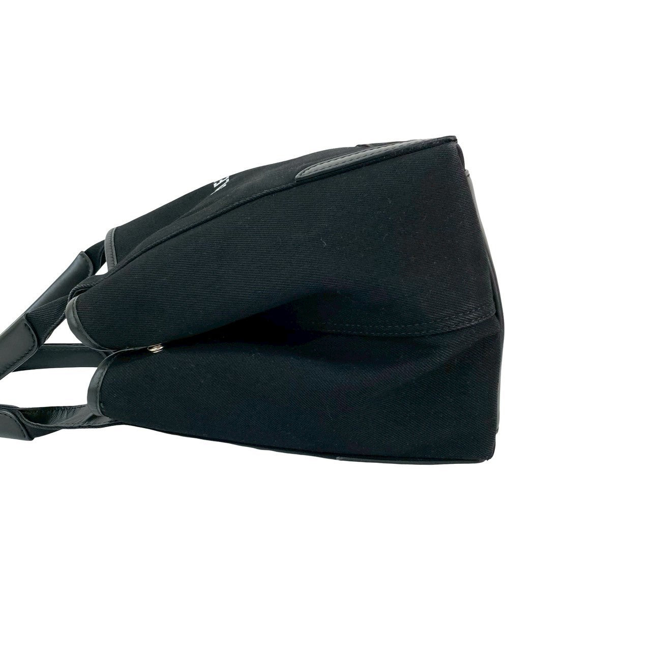 BALENCIAGA Handbag canvas black Navy Kabas