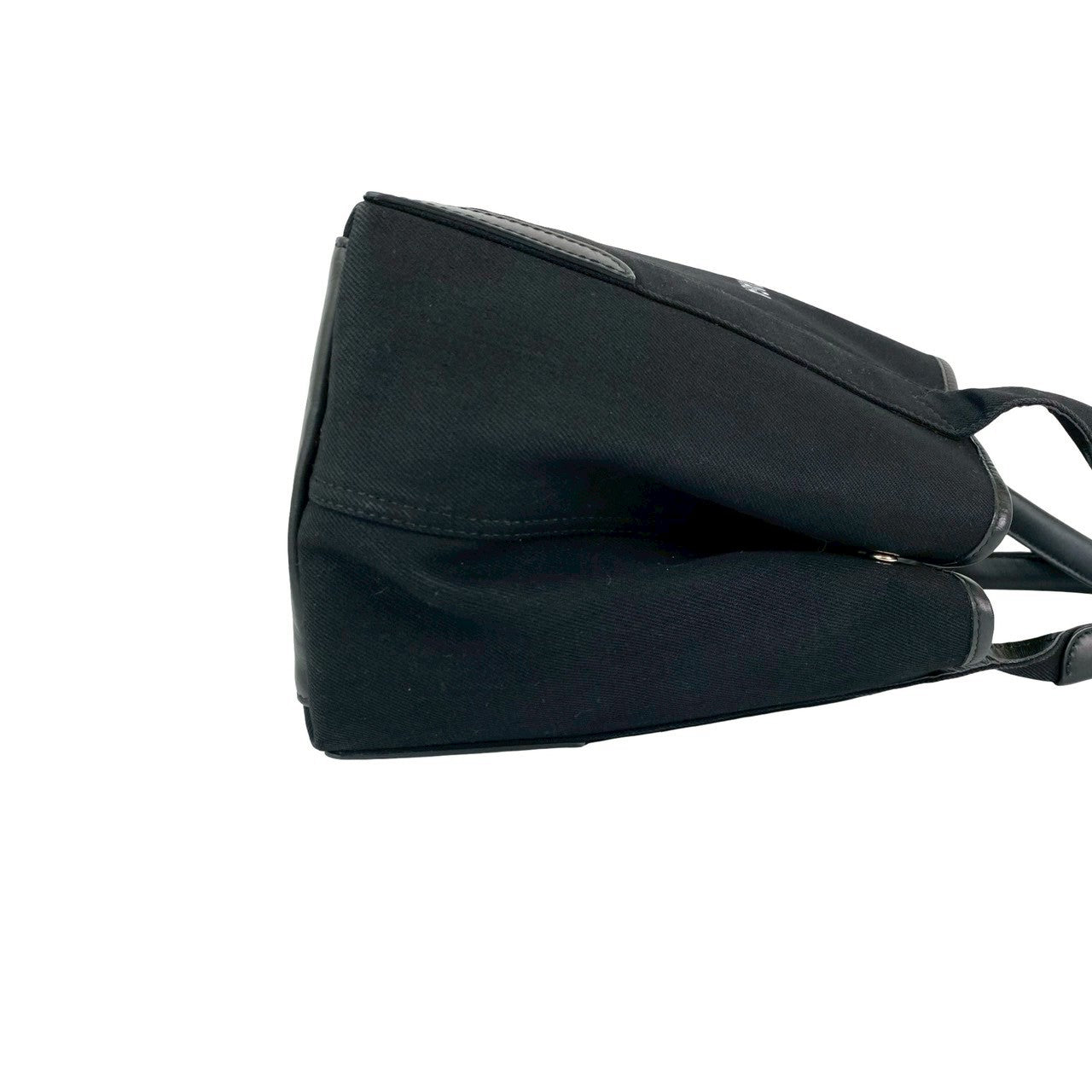 BALENCIAGA Handbag canvas black Navy Kabas