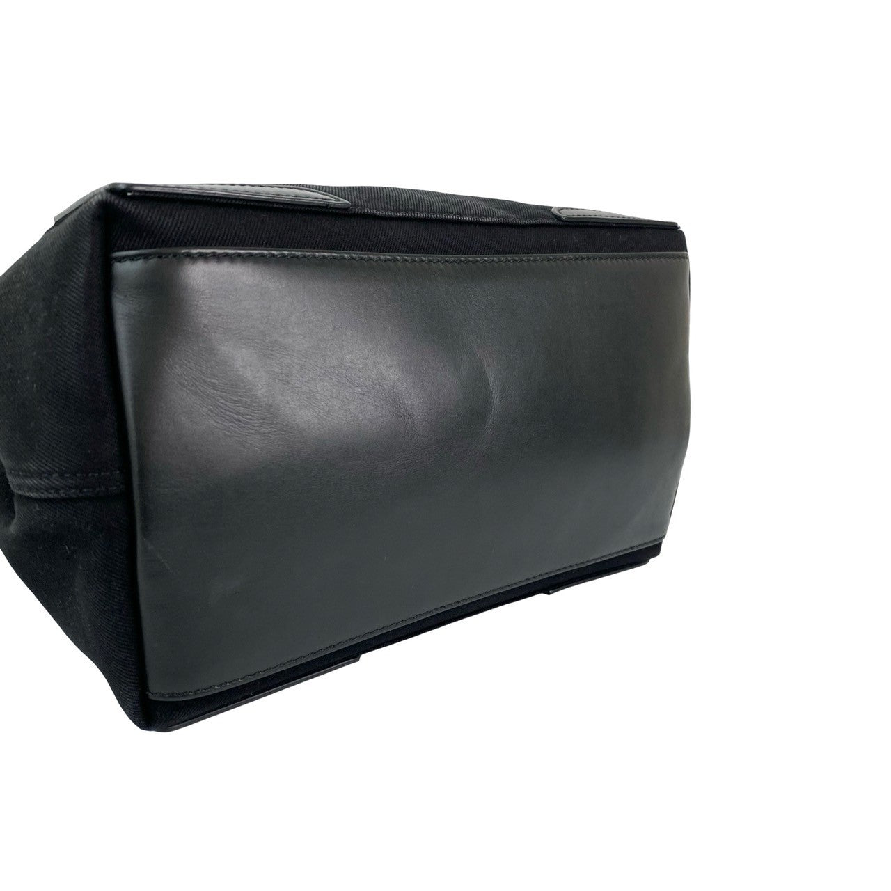 BALENCIAGA Handbag canvas black Navy Kabas