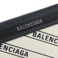 BALENCIAGA Handbag 339933 canvas off white Navy kabas Women Used Authentic