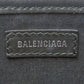 BALENCIAGA Handbag 339933 canvas off white Navy kabas Women Used Authentic