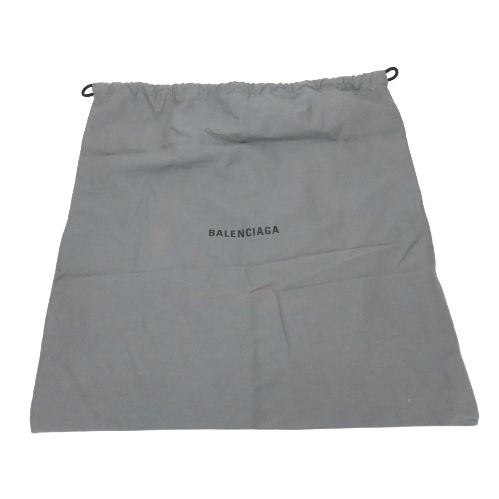 BALENCIAGA Handbag 339933 canvas off white Navy kabas Women Used Authentic