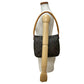 LOUIS VUITTON Shoulder Bag leather Brown Monogram Looping MM
