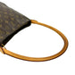 LOUIS VUITTON Shoulder Bag leather Brown Monogram Looping MM