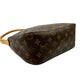 LOUIS VUITTON Shoulder Bag leather Brown Monogram Looping MM