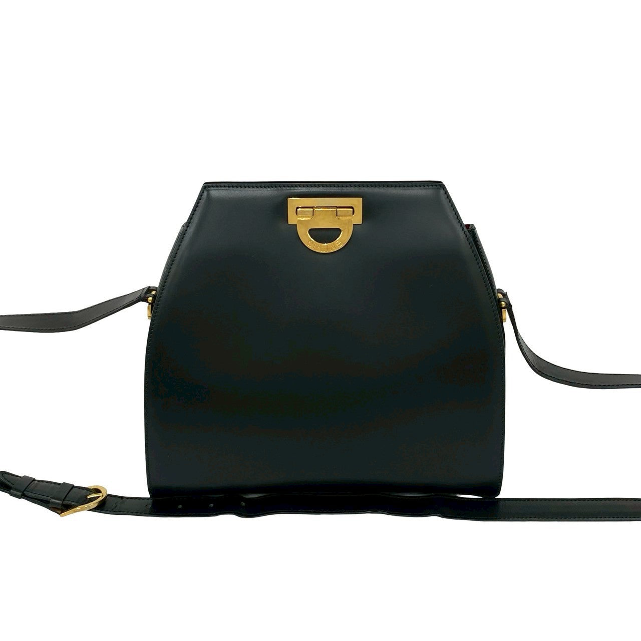 CELINE Shoulder Bag leather black