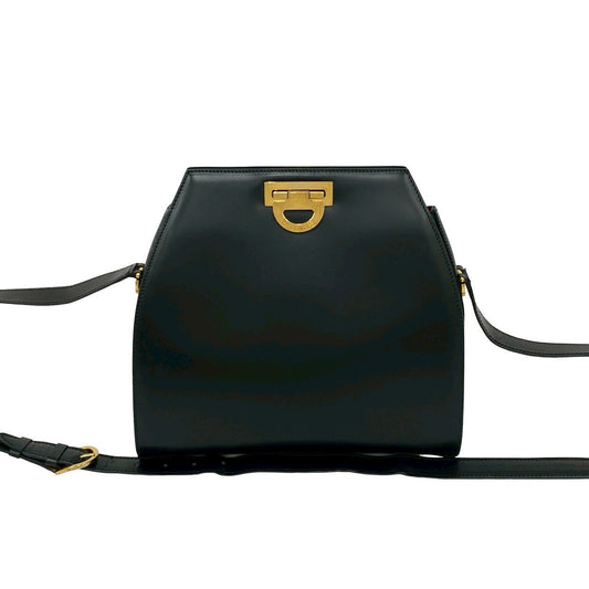 CELINE Shoulder Bag leather black