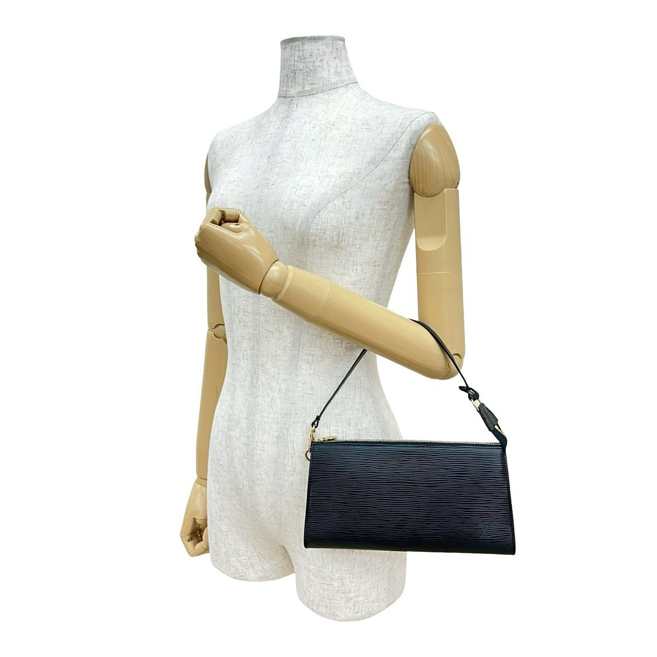 LOUIS VUITTON Handbag Epi Leather black Epi Pochette Accessoires