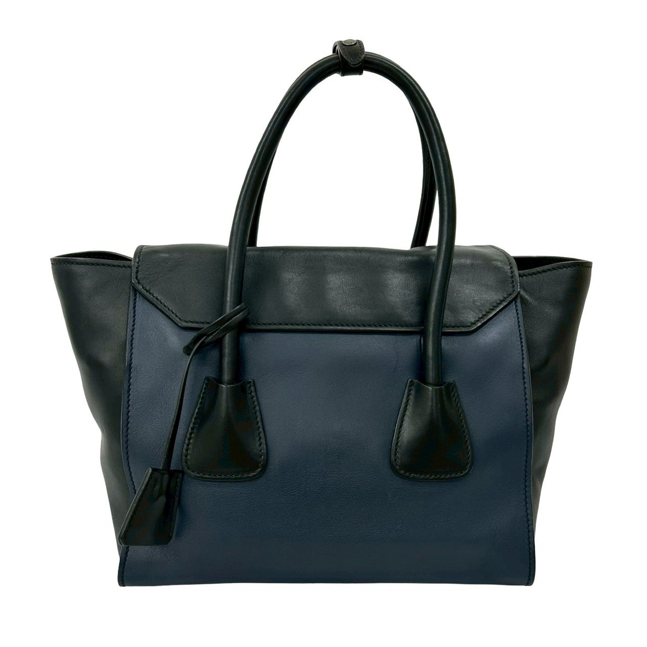 PRADA Shoulder Bag leather black