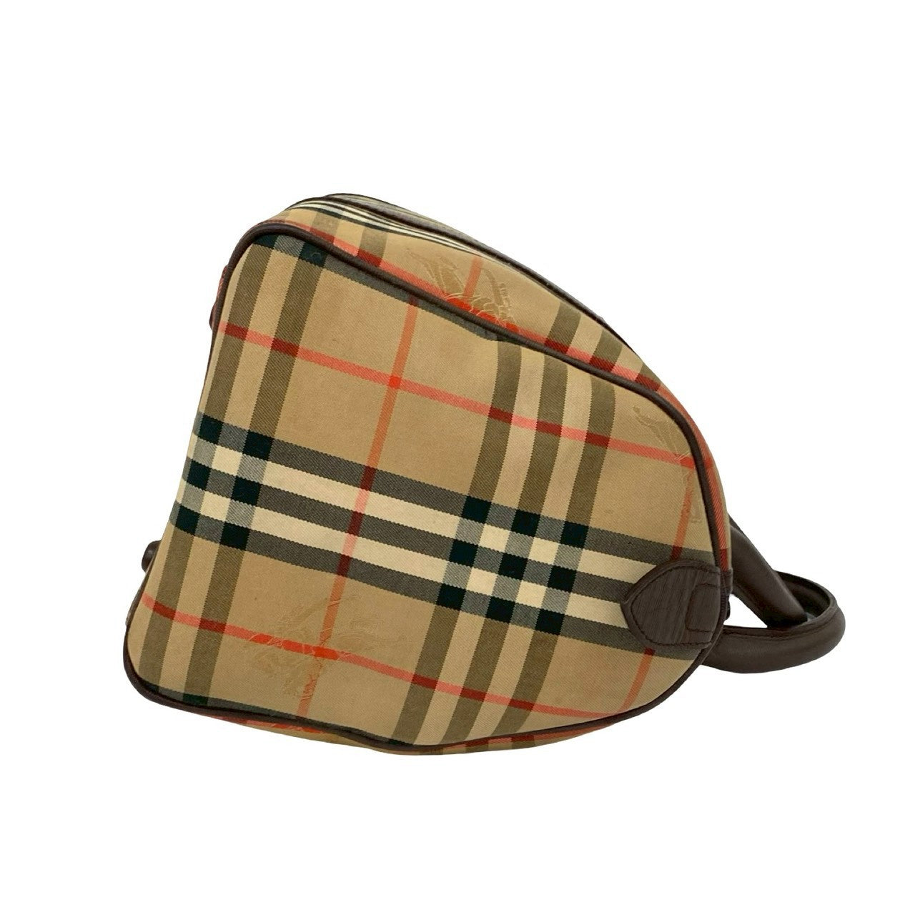 BURBERRY Handbag canvas Brown