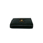 LOUIS VUITTON Tri-fold wallet leather black Portefeuille Capsine XS