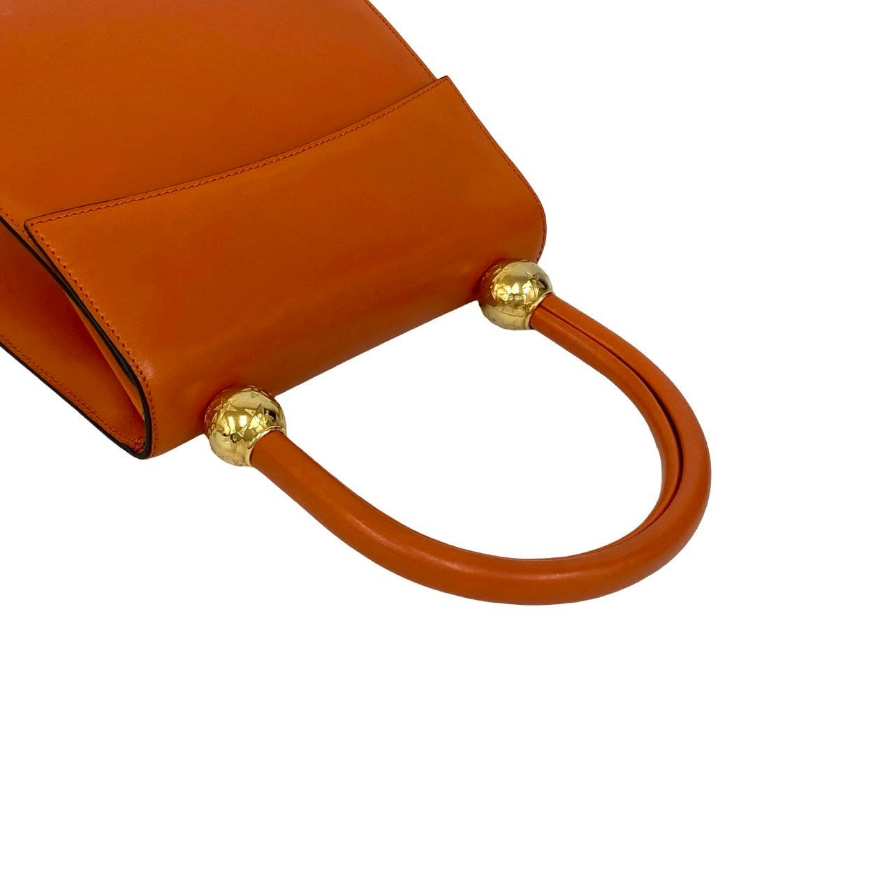 CELINE Handbag Calfskin Orange