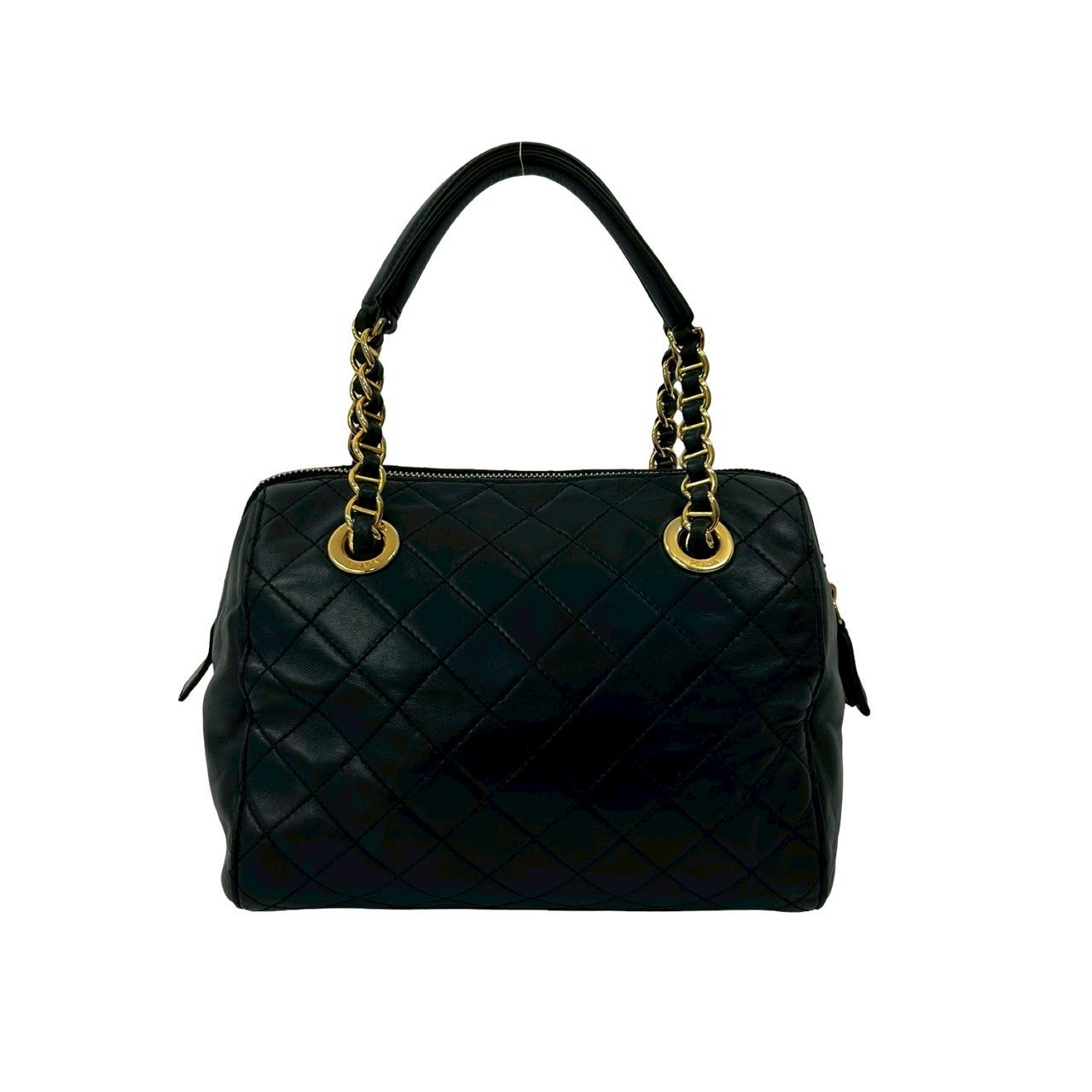 PRADA Handbag leather Navy