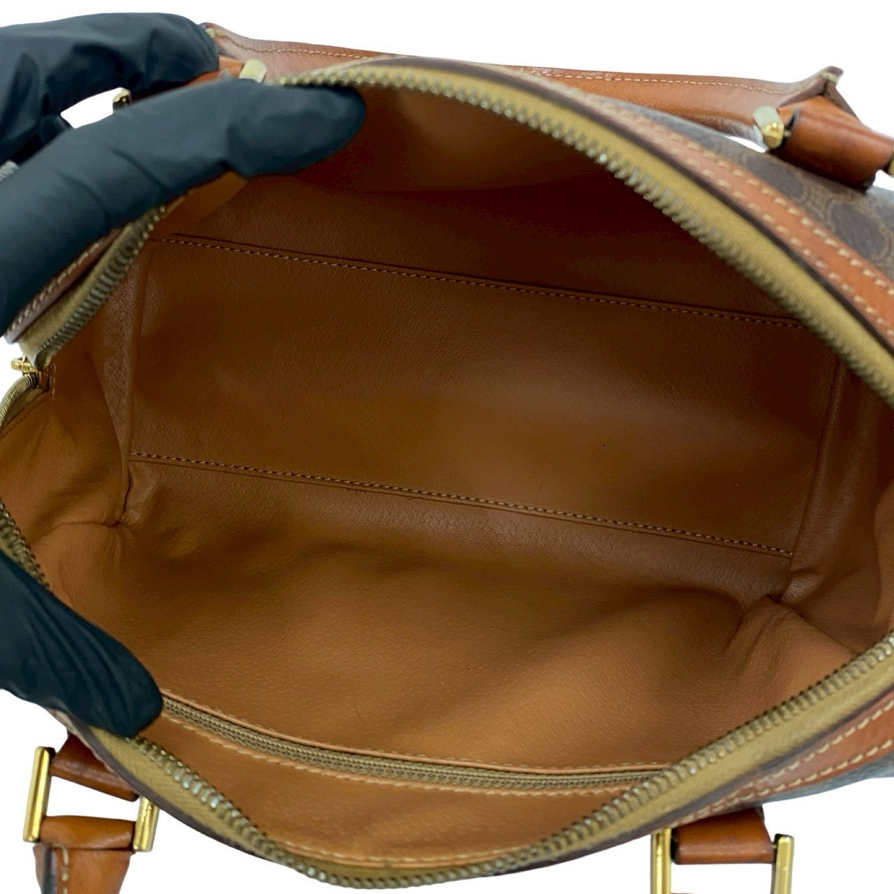 CELINE Shoulder Bag leather Brown