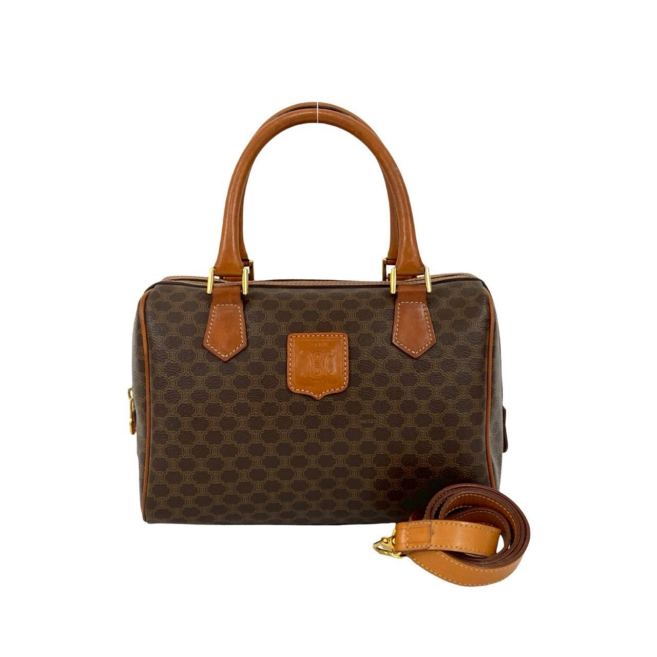 CELINE Shoulder Bag leather Brown