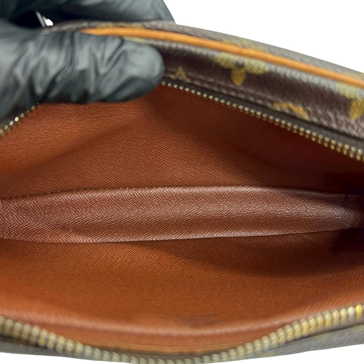 LOUIS VUITTON Shoulder Bag leather Brown Monogram Pochette Marly bandouliere