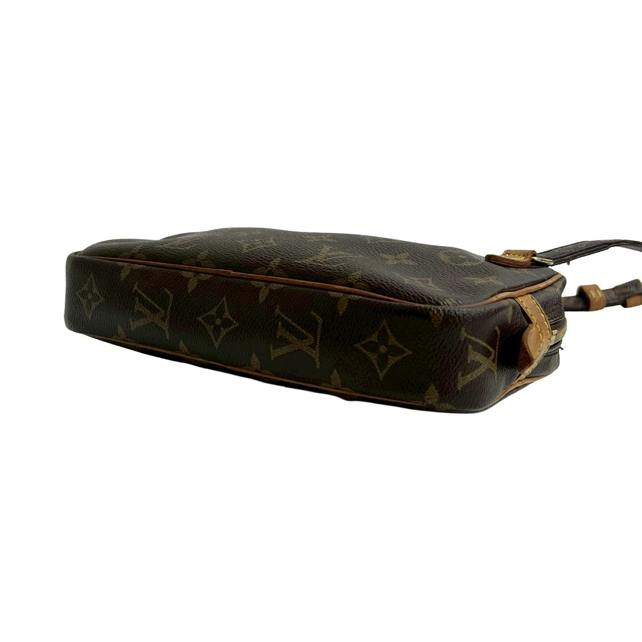 LOUIS VUITTON Shoulder Bag leather Brown Monogram Pochette Marly bandouliere