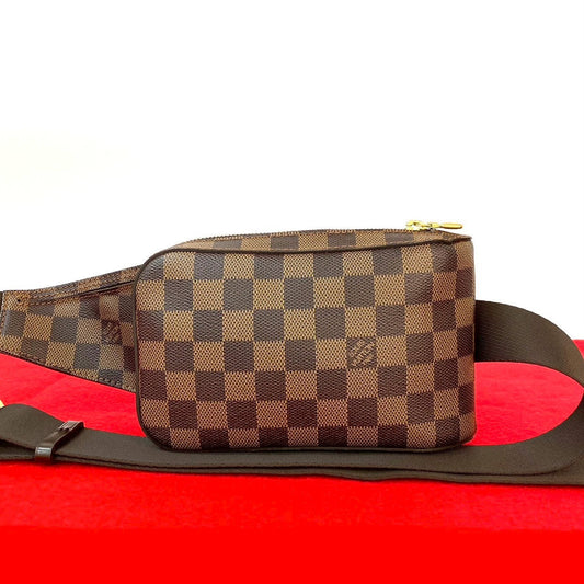 LOUIS VUITTON Sling bag leather Brown Damier Geronimos