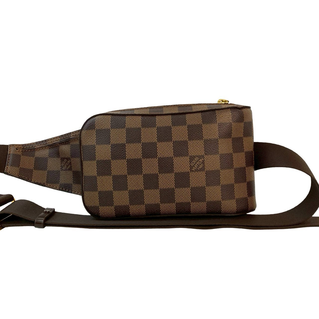 LOUIS VUITTON Sling bag leather Brown Damier Geronimos