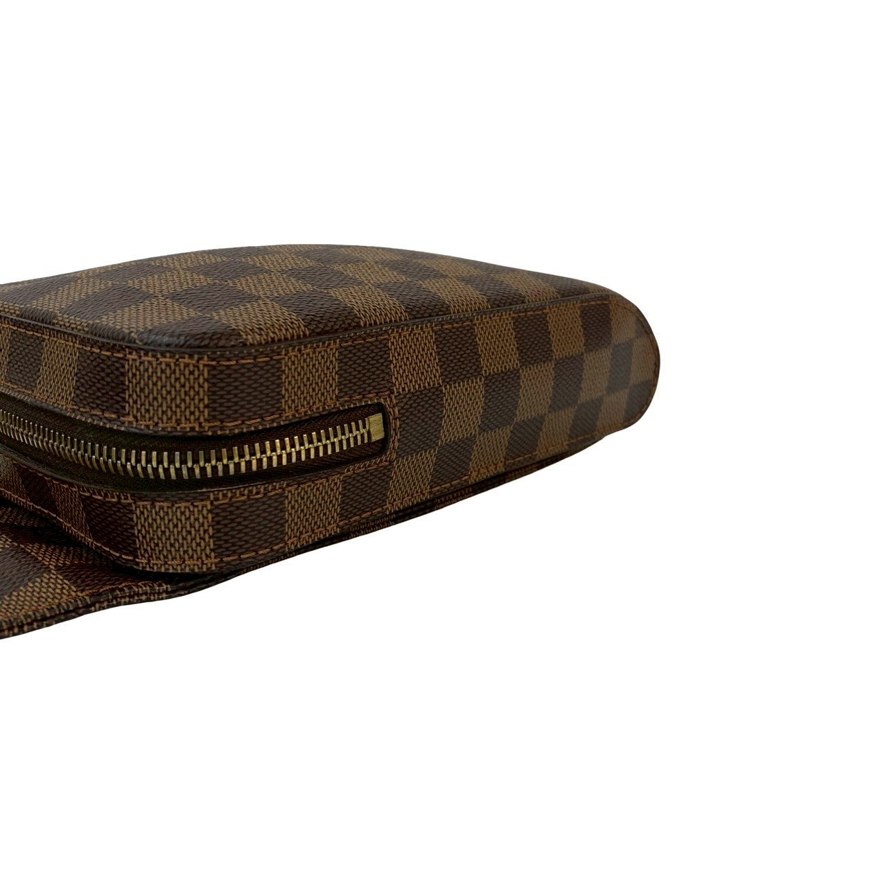 LOUIS VUITTON Sling bag leather Brown Damier Geronimos