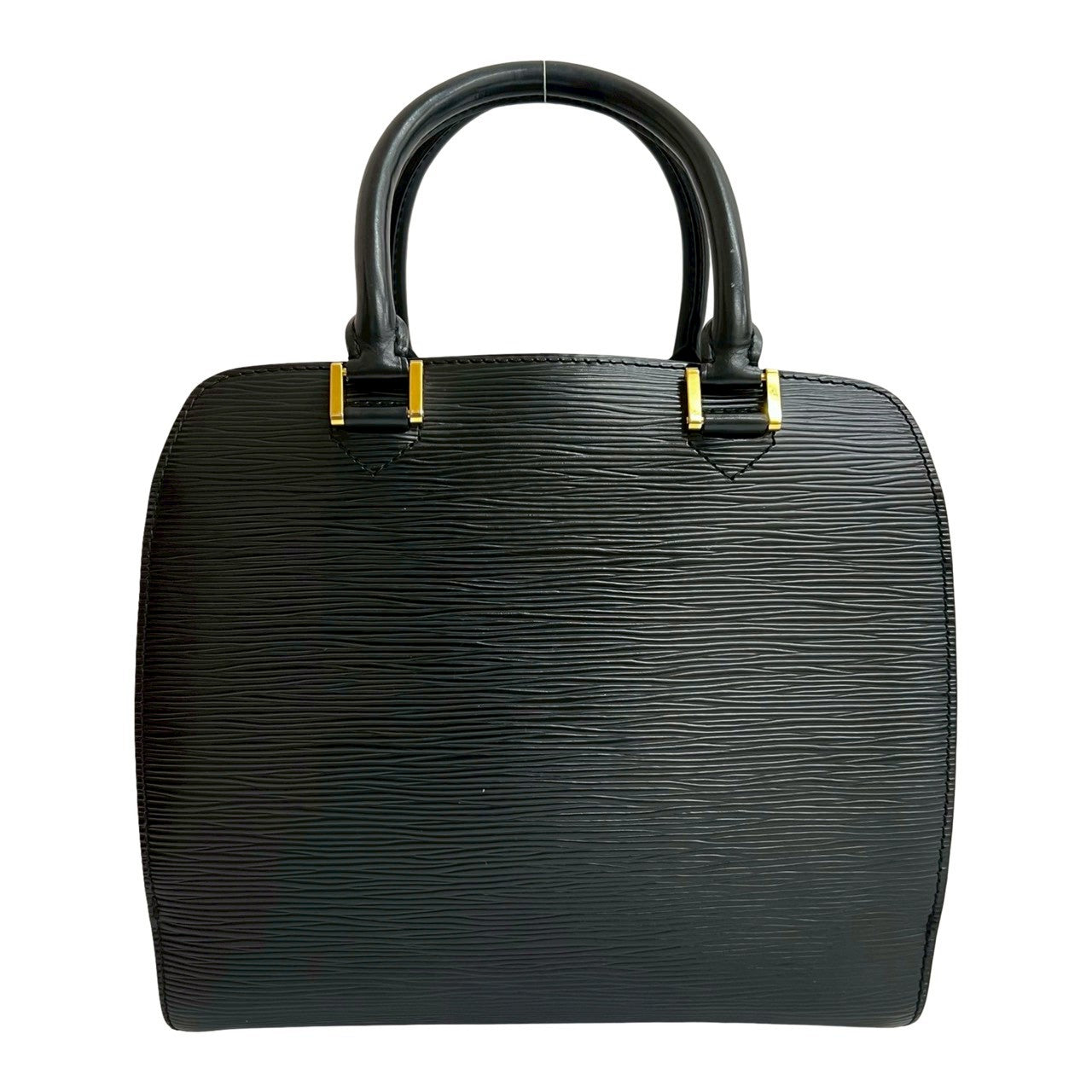 LOUIS VUITTON Handbag Epi Leather black Epi Ponneuf