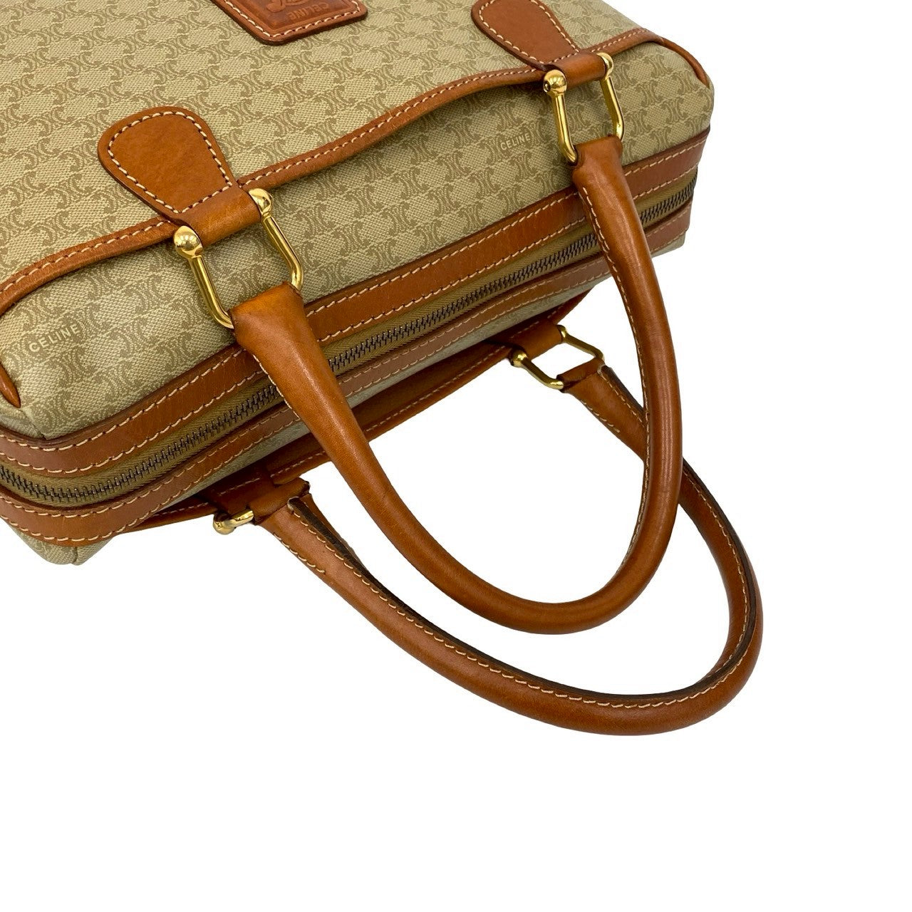 CELINE Handbag leather beige