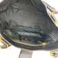PRADA Handbag leather black
