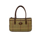 BURBERRY Handbag canvas Brown