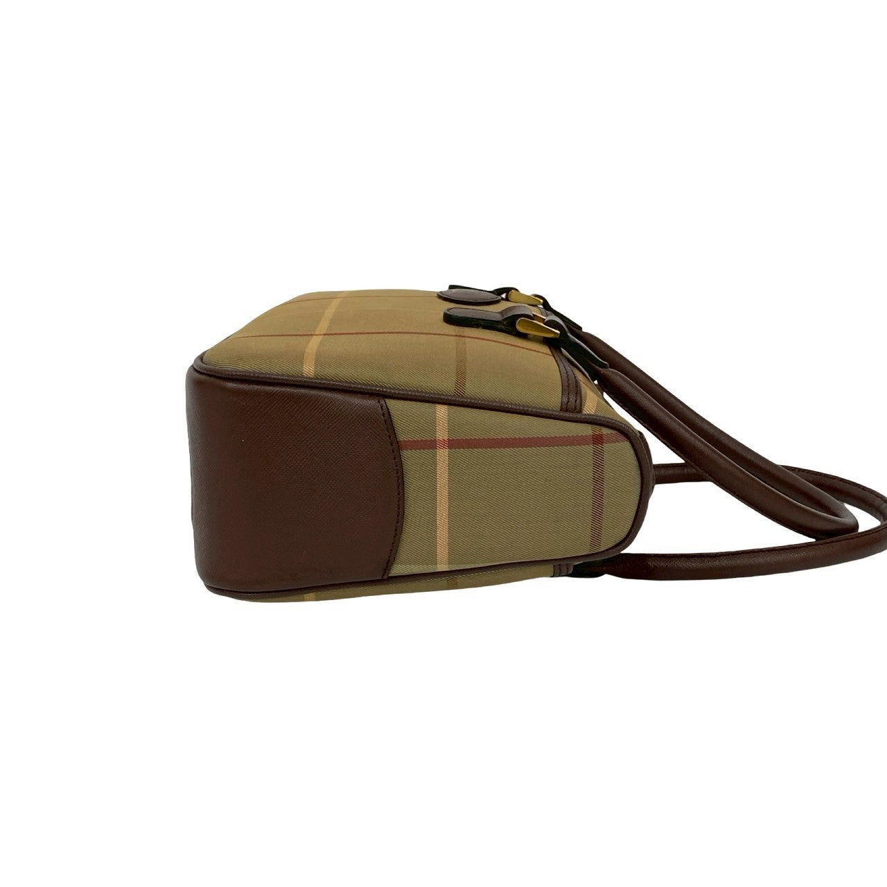 BURBERRY Handbag canvas Brown