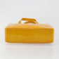CHANEL Tote Bag Patent Leather Orange CC