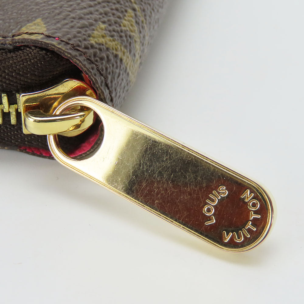LOUIS VUITTON Long Wallet Purse M60936 Monogram Brown Zippy wallet Women Used Authentic