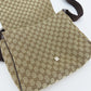 GUCCI Shoulder Bag 146236 GG canvas, leather beige unisex(Unisex) Used Authentic