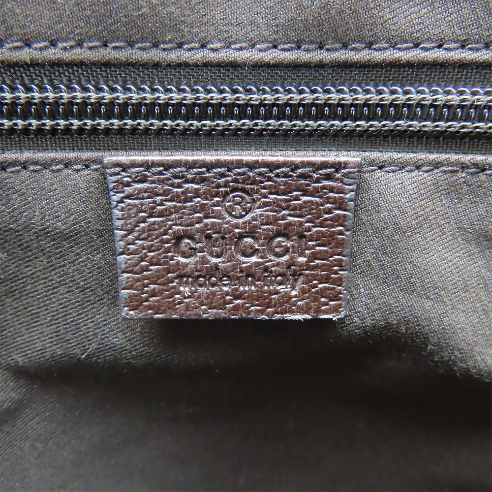 GUCCI Shoulder Bag 146236 GG canvas, leather beige unisex(Unisex) Used Authentic