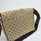 GUCCI Shoulder Bag 146236 GG canvas, leather beige unisex(Unisex) Used Authentic