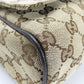 GUCCI Shoulder Bag 146236 GG canvas, leather beige unisex(Unisex) Used Authentic