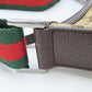 GUCCI Shoulder Bag 182092 GG canvas, leather beige Sherry line Women Used Authentic