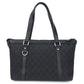 GUCCI Tote Bag 268640 GG canvas black Women Used Authentic