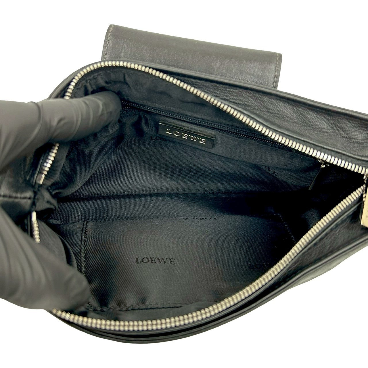 LOEWE Handbag leather black