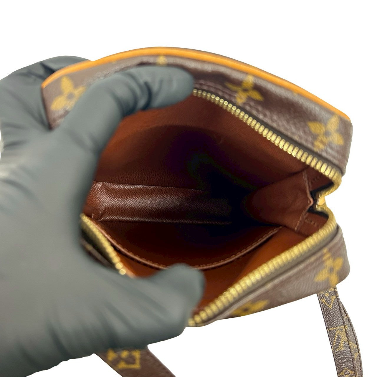 LOUIS VUITTON Shoulder Bag leather Brown Monogram Dunouve