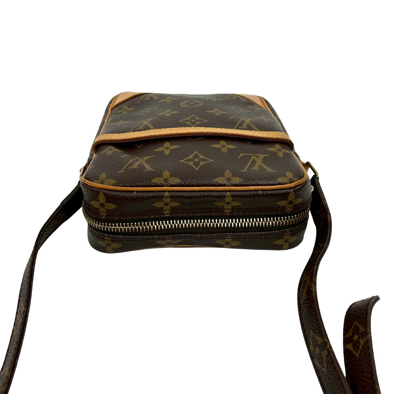 LOUIS VUITTON Shoulder Bag leather Brown Monogram Dunouve