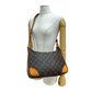 LOUIS VUITTON Shoulder Bag leather Brown Monogram BoulognePM