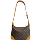 LOUIS VUITTON Shoulder Bag leather Brown Monogram BoulognePM