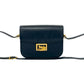 CELINE Shoulder Bag Calfskin Navy