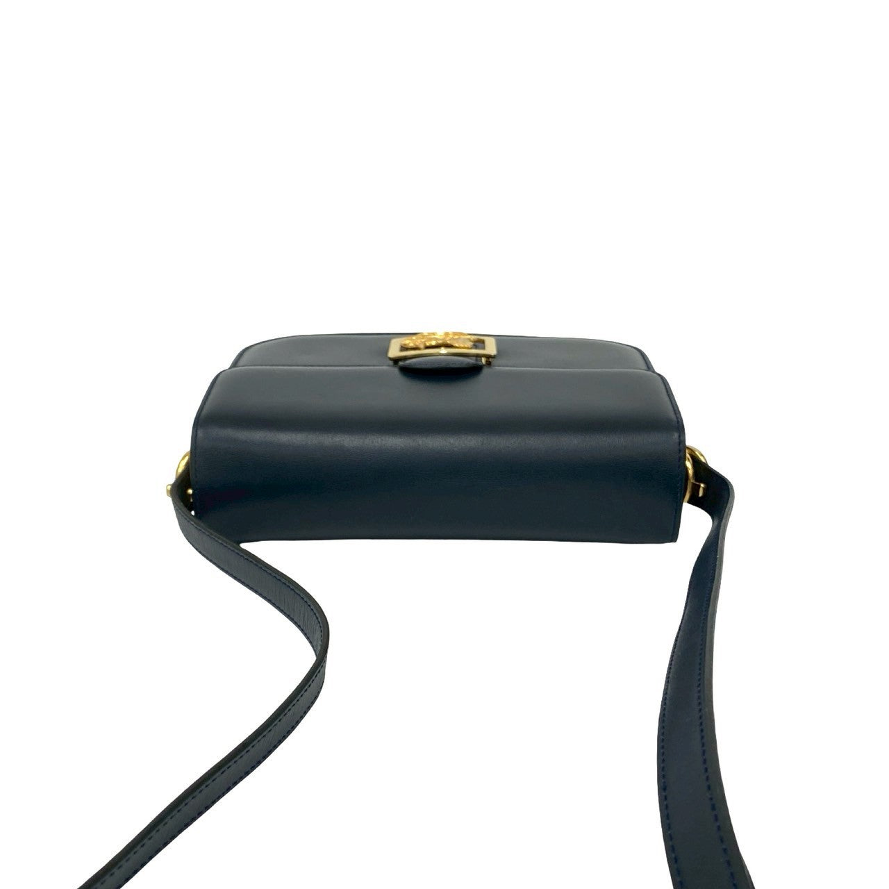 CELINE Shoulder Bag Calfskin Navy