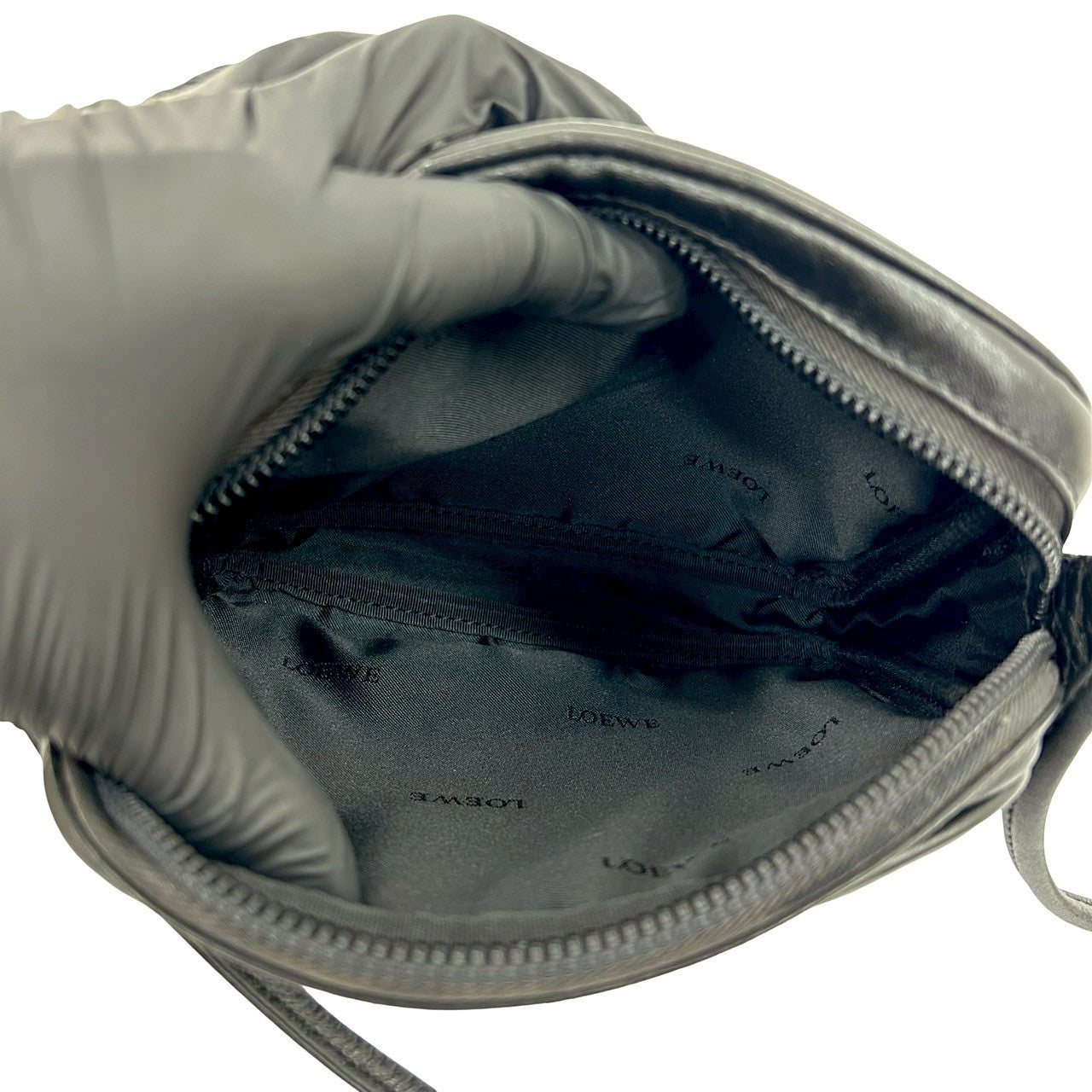 LOEWE Shoulder Bag leather black