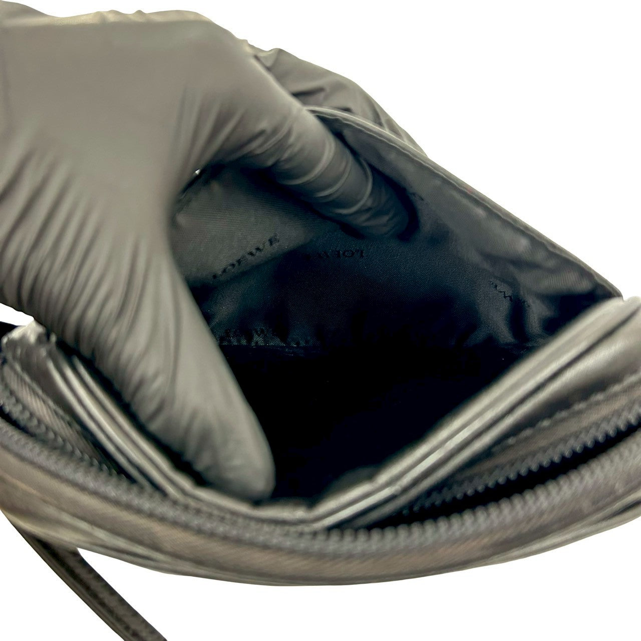 LOEWE Shoulder Bag leather black